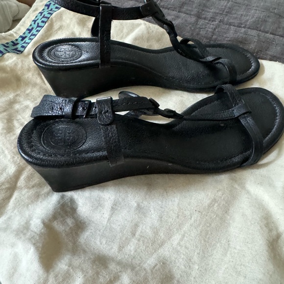 Tory Burch Miller wedge sandals - Picture 2 of 3